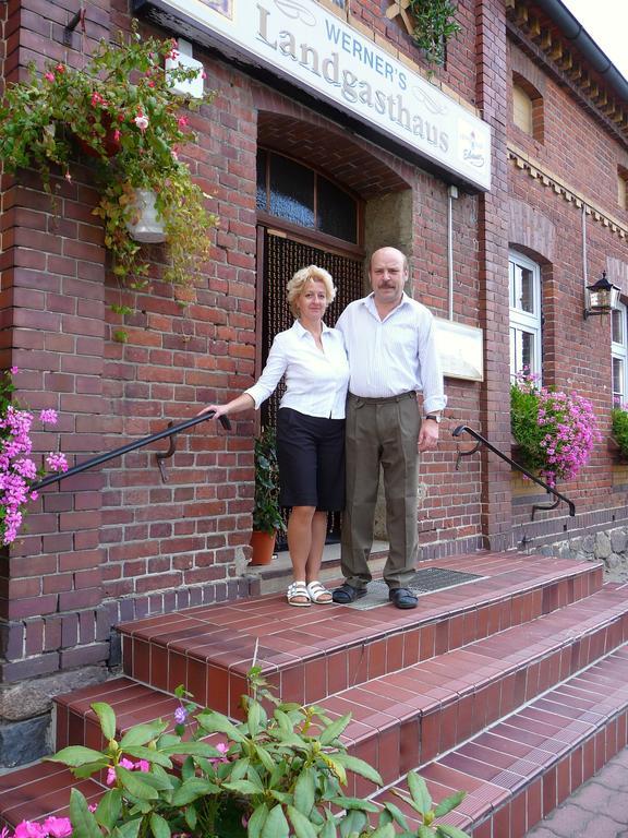 Werners Landgasthaus Lieskau Exterior foto